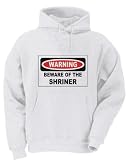 Thumbnail image for WARNING BEWARE OF THE SHRINER Adult Hooded (Hoody)…