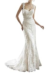 Satin Natural   Waistline Sheath Applique Lace Crystals Crystal Wedding Dress  with a Chapel Train 