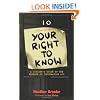 Your Right to Know: A Citizen's Guide to the Freedom of Information Act