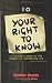 Your Right to Know: A Citizen's Guide to the Freedom of Information Act