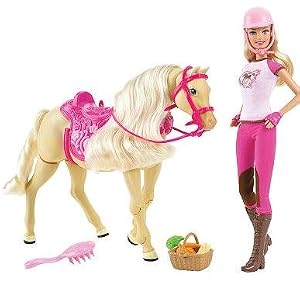 Barbie&Acirc;&reg; Tawny Walking Horse & Doll Set