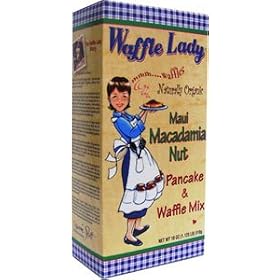 Waffle Lady Naturally Organic Maui Macadamia Nut Pancake and Waffle Mix 18 Oz.
