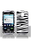 MyBat Black/ White Zebra Faceplate Hard Cover Case for LG Optimus T P509