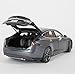 Tesla Motors 1:18 Scale Diecast P85 Model S Midnight Silver Metalic Car