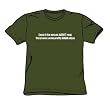Voices Aren'T Real - Military Green S/S Adult T-Shirt For Men