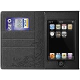 iLuv iCC612 Wallet Style Leather Case for iPod Touch 3rd Gen in Black
