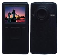 Black Soft Silicone Skin Case for Flip Ultra HD Camcorder