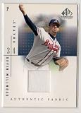 2001 SP Game Used Edition Kevin Millwood Game Used Jersey Baseball Card