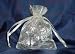 3x4 Organza Wedding Favor Bags/Pouches - Ivory (10 Bags)