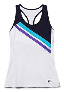 Fila Women'sCenter Court Racerback Tank WHITE XL