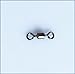 Great Deal(TM) Hot sale 100PCS Ball Bearing Swivel Solid Rings Fishing Connector 7# 10mm 22kg