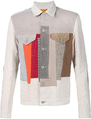 JUNYA WATANABE MEN'S WQJ2040511 MULTICOLOR LINEN JACKET