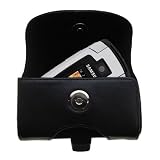 Horizontal Leather Case with Belt Clip/Loop for the Samsung M500