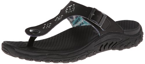Skechers Women's Reggae Riots Flip Flop