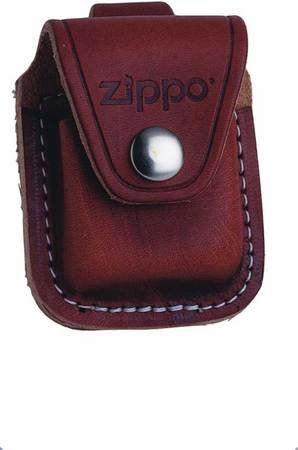 Original Zippo Feuerzeug Ledertasche braun