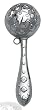 Sterling Silver Ball with Ladybug Rattle