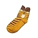4 Pairs Soft Comfortable Novelty Cartoon Aminal Crew Pattern Cotton Socks