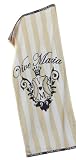 Global Labels G 32 300 VM2 100 Vive Maria Jacquard-Frottier-Handtuch 50 x 100 cm crème / weiß