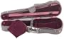 Bobelock Student 1007SV 4/4 Violin Case: Black Exterior & Wine Velvet Interior with Suspension