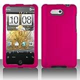 Premium - HTC Aria Rubber feel Rose Pink Cover - Faceplate - Case - Snap On ....