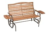 Jack Post CG-12Z Country Garden Double Glider with Trays, Bronze