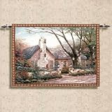 Morning Cottage Wall Tapestry