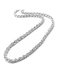 18" 2MM Rope Chain in 14K White Gold