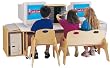 Jonti-Craft 0348JC COMPUTER TABLE - 60 INCH - WHITE
