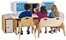 Jonti-Craft 0348JC COMPUTER TABLE - 60 INCH - WHITE