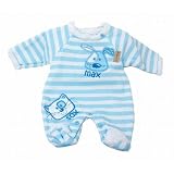 Baby Boy Long Sleeve All in One (Blue)