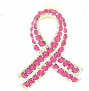 Ribbon Pin Silver Tone