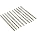 10 HSS Drill Bits Jewelers Drilling Rotary Tools #50