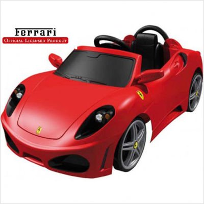 Feber Ferrari F430 6V Car in Red
