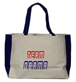 TEAM OBAMA Large BELLA TOTEBAG w/ pockets (Choice of Colors)
