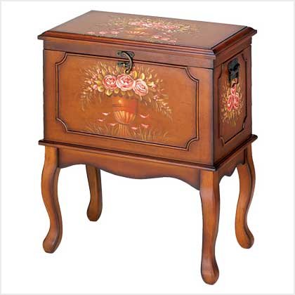 Victorian Elegance Wood Cabinet
