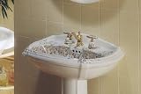 KOHLER K-14191-FL-0 English Trellis Lavatory Basin, White