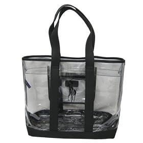 Polo Ralph Lauren Black and Clear Pony Tote
