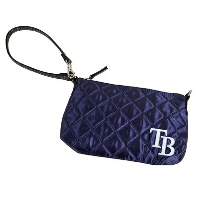 MLB Tampa Bay Rays Quilted Wristlet, Navy