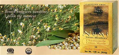 Numi Tea Sweet Meadows - Chamomile Lemon Myrtle Herbal Teasan by Numi