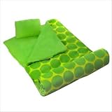 Wildkin Big Dots - Green Sleeping Bag