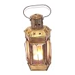 Against wind Brass with glass windows burner (17 x 8cm or 7x3 inches).
