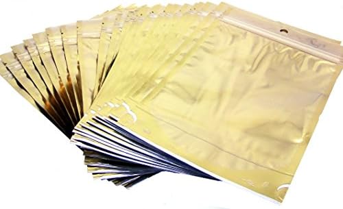 Resealable Zipper Poly Bags 5x8 Inch Clear(24 Pcs. Mylar Ziplock Food Storage Bags)