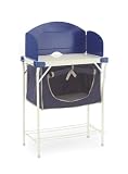 Gelert FUT226 Steel Kitchen Stand + Cupboard French Navy / Grey