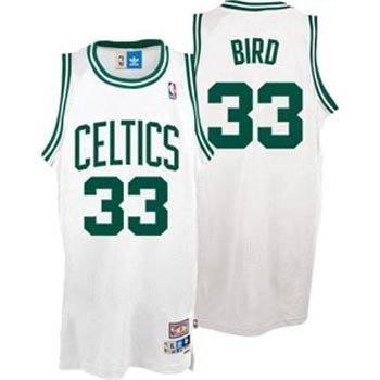 Larry Bird Boston Celtics Adidas White Swingman Jersey - Size 52 - XL