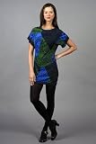 Wide Short Sleeve Knit Dresses by Custo Barcelona