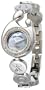 Mother and Child Women's MC-202SDB Diamond Accented Silver-Tone Bracelet Watch