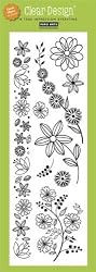 Cleardesign: Big & Bold Flower Blossom Borders by Hero Arts