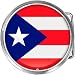 Puerto Rico Flag Belt Buckle