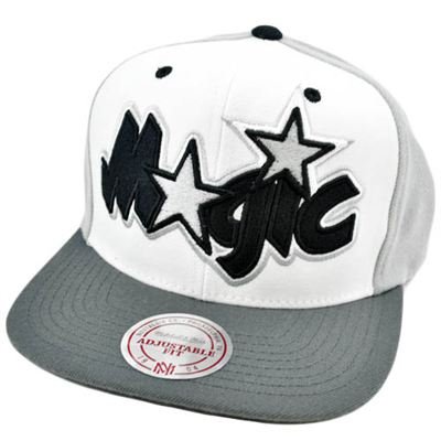 NBA Orlando Magic Mitchell & Ness Throwback Retro Snapback Flat Bill Hat Cap