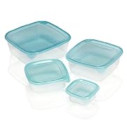 4 Square Storage Containers